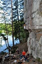 Risebo - Klippan bergsklättring